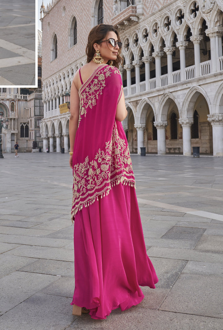 off shoulder trendy outfit for indian parties