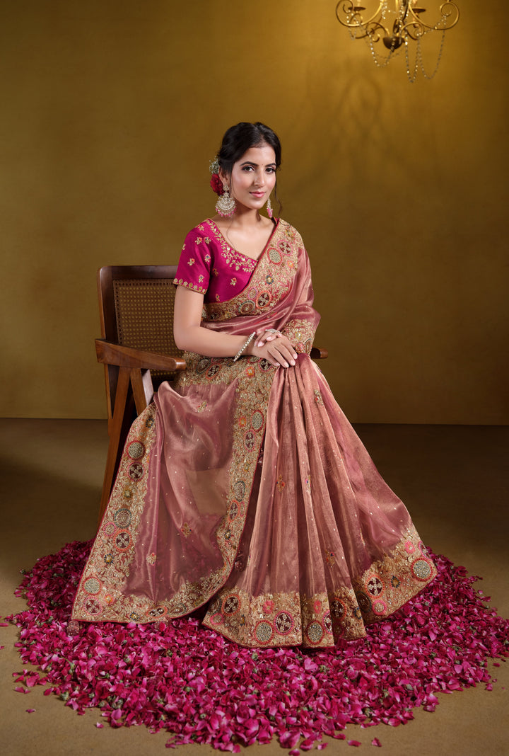 all occasions wear festive sari in silk