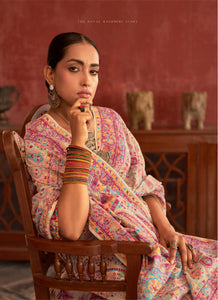 Indian Fashion Thread Embroidered Saree