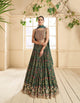 Mehendi Wear Indo Western Skirt Top Set