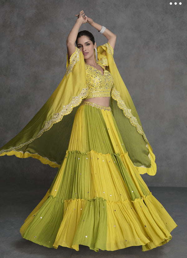 haldi wear 3 piece set