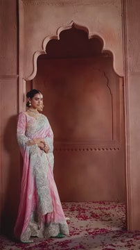 reception wear sari video by anaara catalogue 8300 series