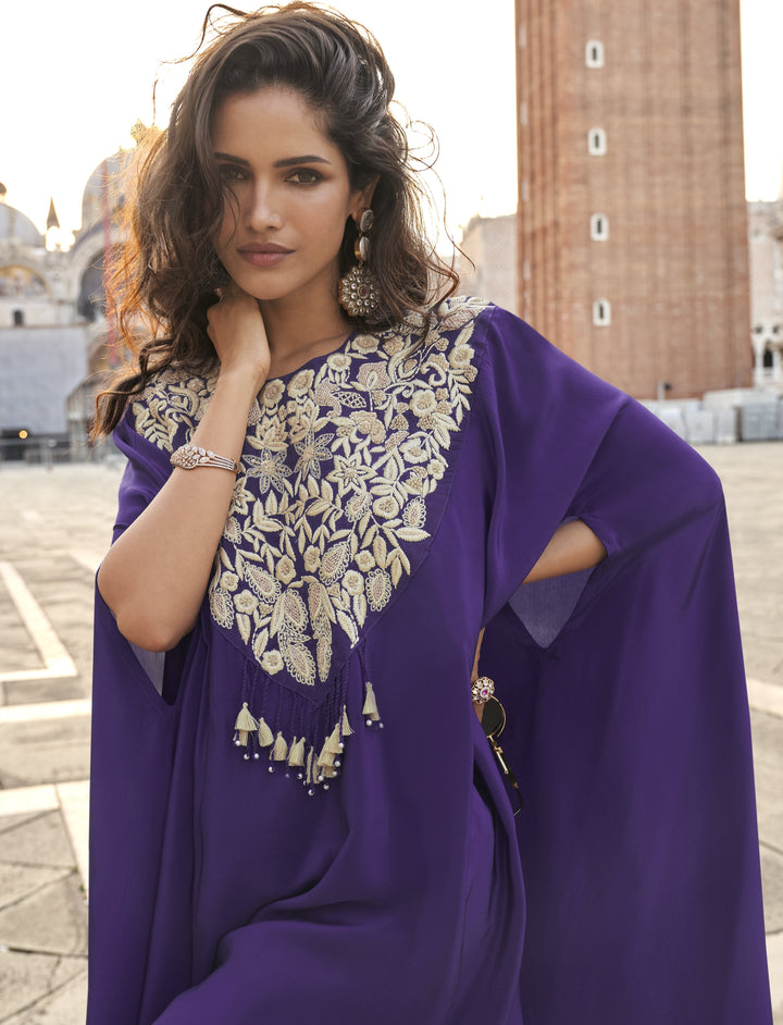 kitty party special kaftan palazzo formal women wear 