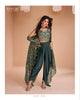 Partywear Indo-Western Dhoti Pants with Shrug