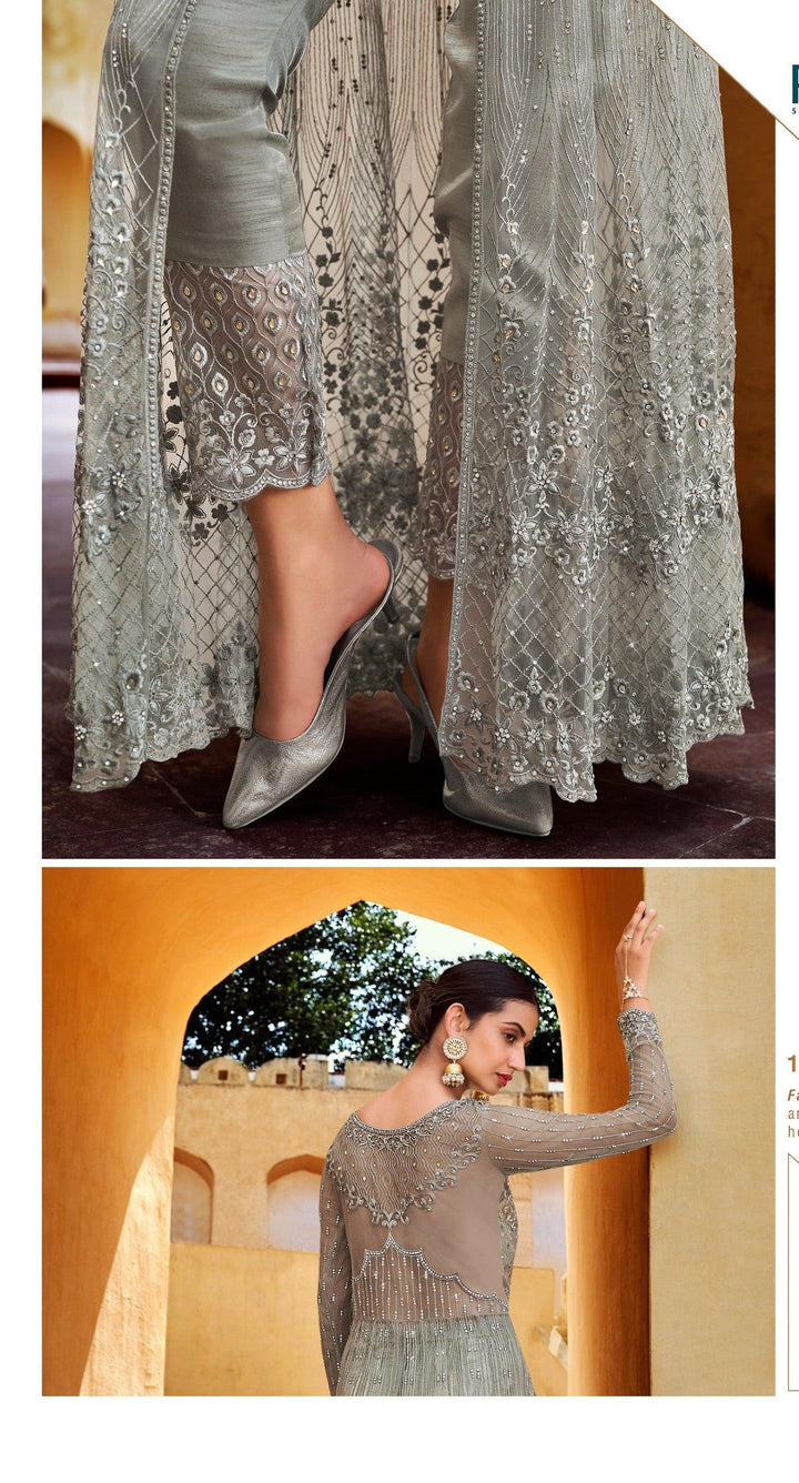 Bachelorette Indo Western Designer Floor Length Dress - Fashion Nation