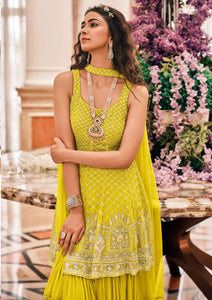 Haldi Party Wear Designer Suit for Online Sales | FashionNation