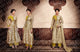 Latest NAK11048 PartyWear Beige Olive Silk Jacket Style Anarkali - Fashion Nation