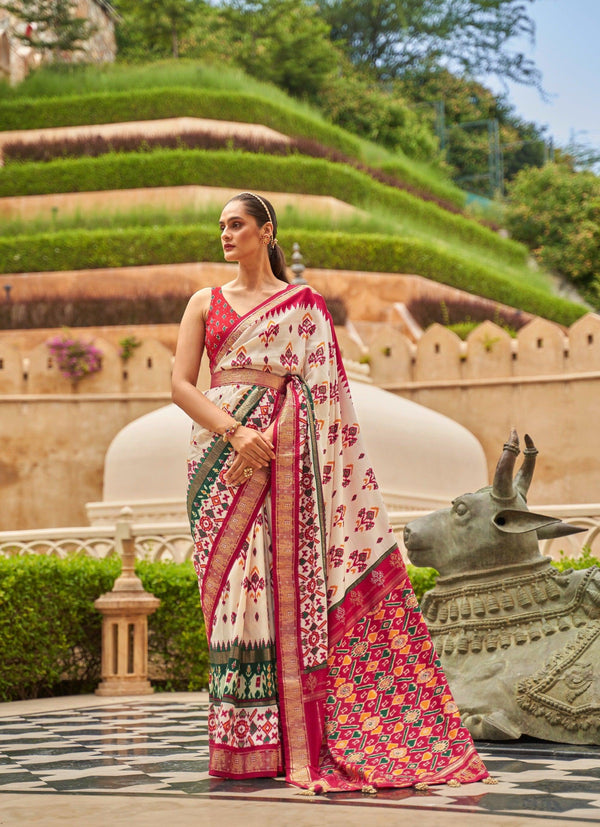 All Occasion Wear Designer Patola Saree - Fashion Nation