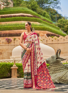 All Occasion Wear Designer Patola Saree by Fashion Nation