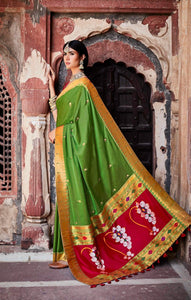 Mehndi Special Traditional Curated Saree by Fashion Nation