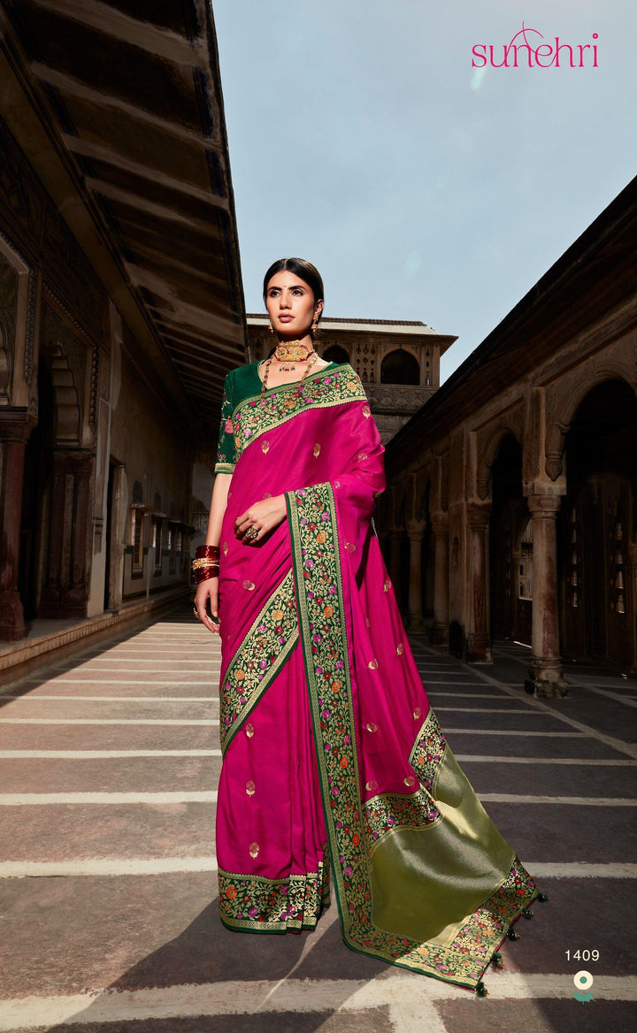 Geet Sammelan Wear Special Silk Saree - Fashion Nation