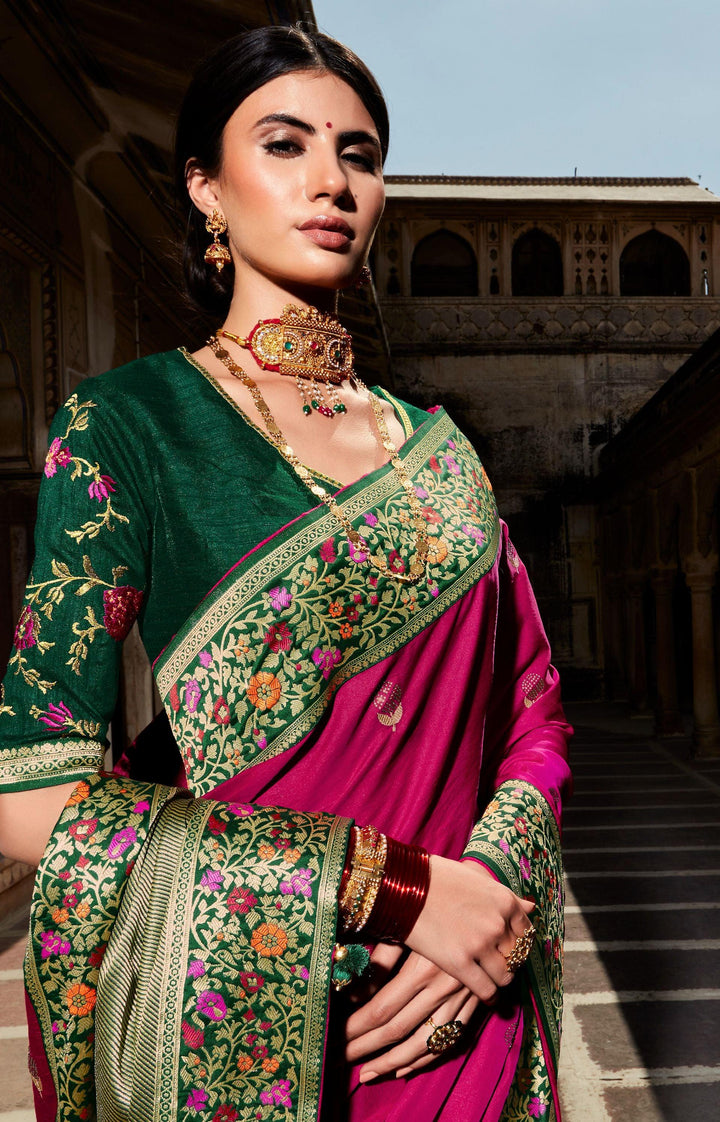 Geet Sammelan Wear Special Silk Saree - Fashion Nation