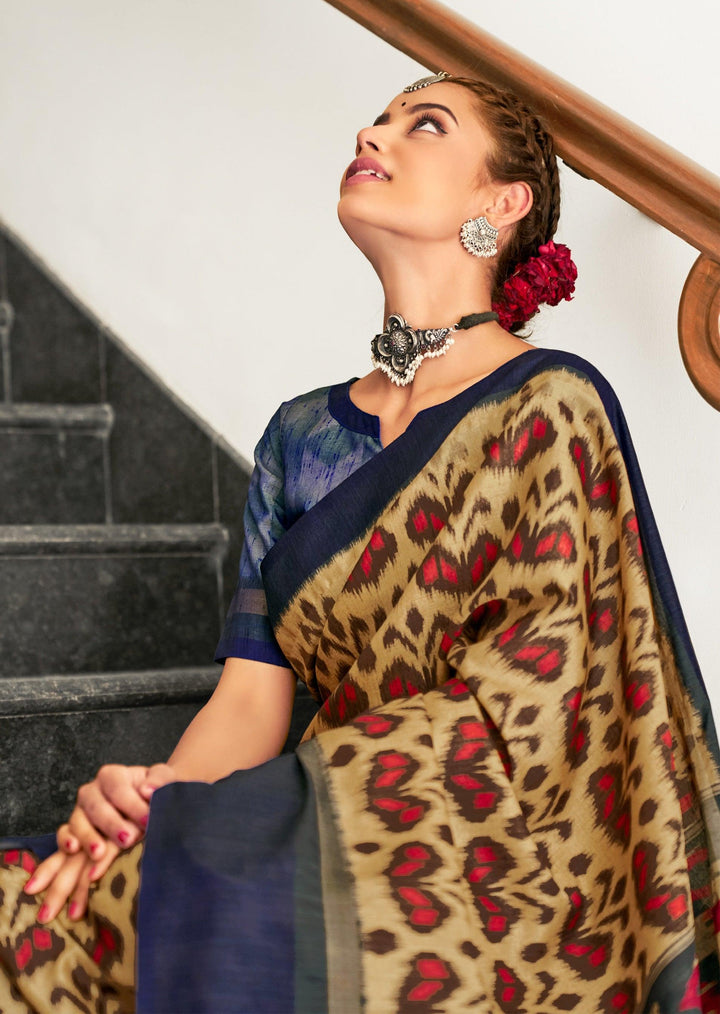 Office Wear Pochampally Silk Saree - Fashion Nation