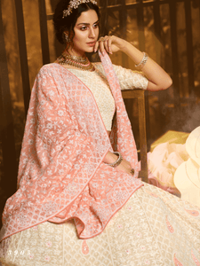 Wedding Special Lucknowi Lehenga Choli for Online Sales by Fashion Nation
