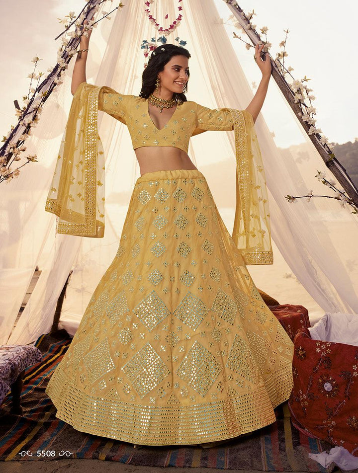 Haldi Special Party Wear Designer Lehenga Choli - Fashion Nation