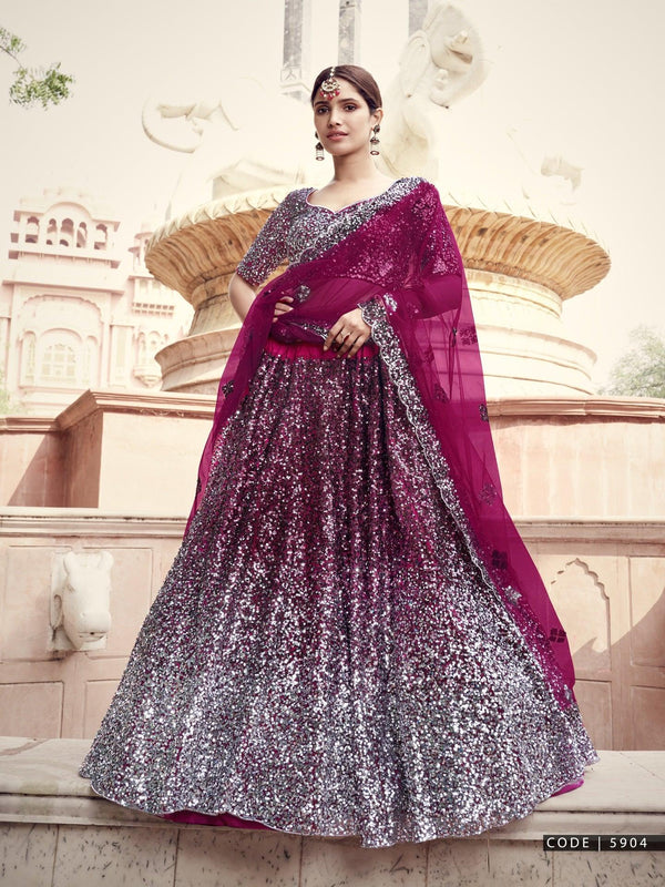 Sangeet Special Designer Fashionable Shaded Lehenga Choli - Fashion Nation