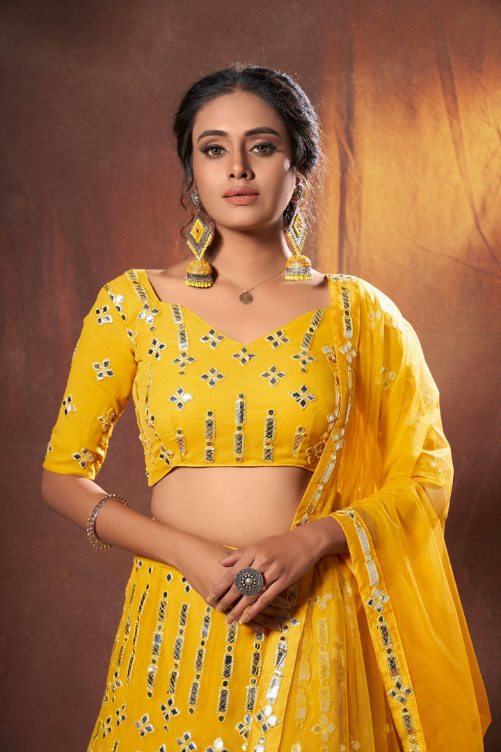 Haldi Function Wear Designer Lehenga Choli - Fashion Nation