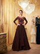 Charming Indo Western LD8106 Georgette Silk Anarkali Gown - Fashion Nation