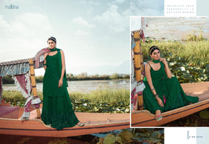 Sangeet Special Georgette Designer Sharara Suit by Fashion Nation