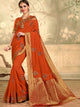 Classic Exclusive Green Silk Jacquard Designer Saree - Fashion Nation