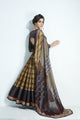 Partywear MIS17 Pretty Black Multicoloured Handloom Silk Saree - Fashion Nation