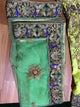 Festive SF5172 Bollywood Inspired Yellow Green Silk Velvet Net Lehenga Choli - Fashion Nation