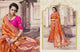 Wedding Special AM8202 Festive Pink Rust Banarasi Silk Jacquard Saree - Fashion Nation