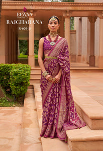 Wedding Wear Classic Brasso Saree