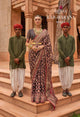 Wedding Wear Classic Brasso Saree