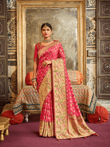 Sangeet Special Silk Embroidered Saree