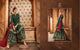 Marvellous Indo Western GLA59005 Green Maroon Georgette Silk Sharara Suit - Fashion Nation