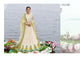Indo Western Gorgeous Multicoloured Cotton Satin Malmal Anarkali Gown - Fashion Nation