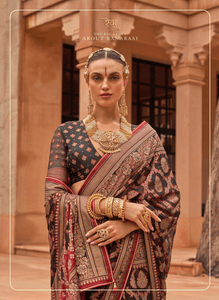 Wedding Wear Classic Brasso Saree