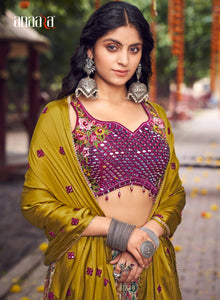 Sangeet Special Gajji Silk Lehenga Choli