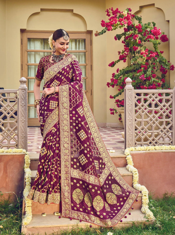 Shaadi Functions Wear Georgette Saree - Fashion Nation