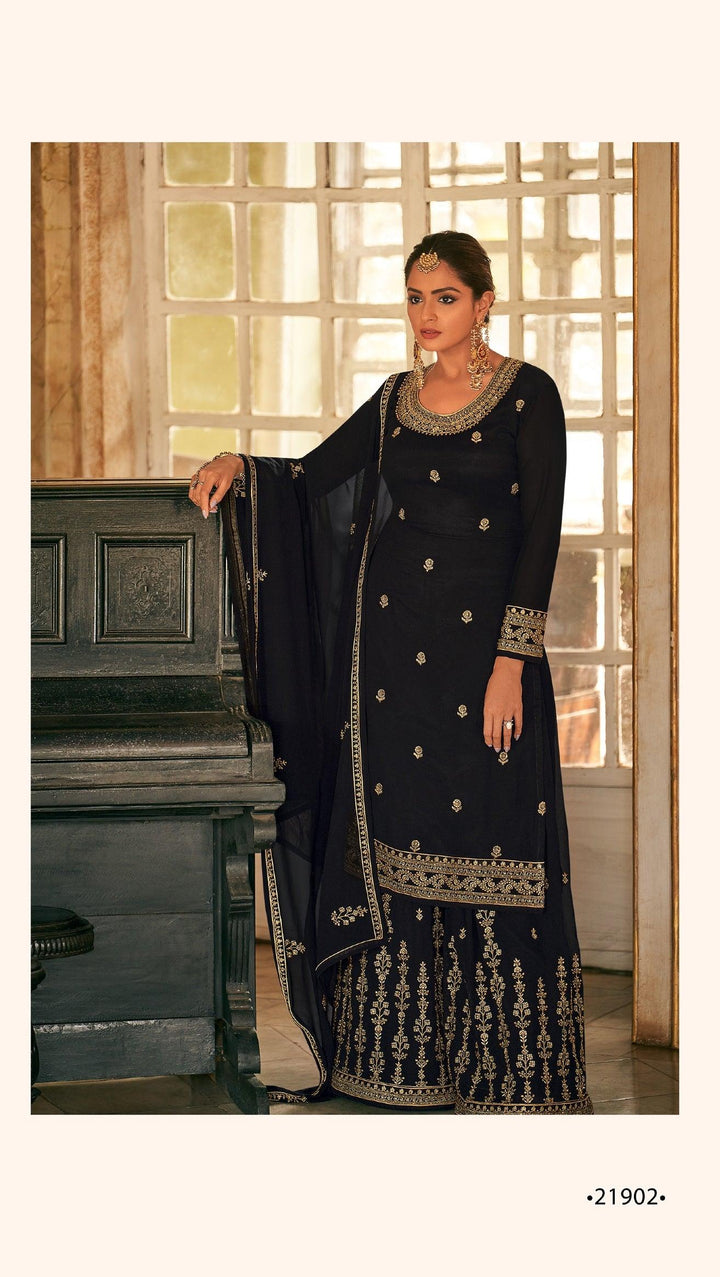 Evening Party Wear Sharara Suit - Fashion Nation