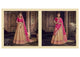 Traditional Nakkashi NAK5146 Bridal Multicoloured Yellow Silk Rani Jacquard Lehenga Choli - Fashion Nation