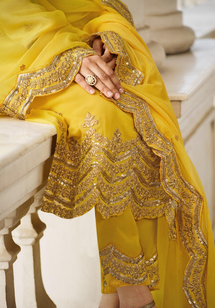 Haldi Special Designer Salwar Suit - Fashion Nation